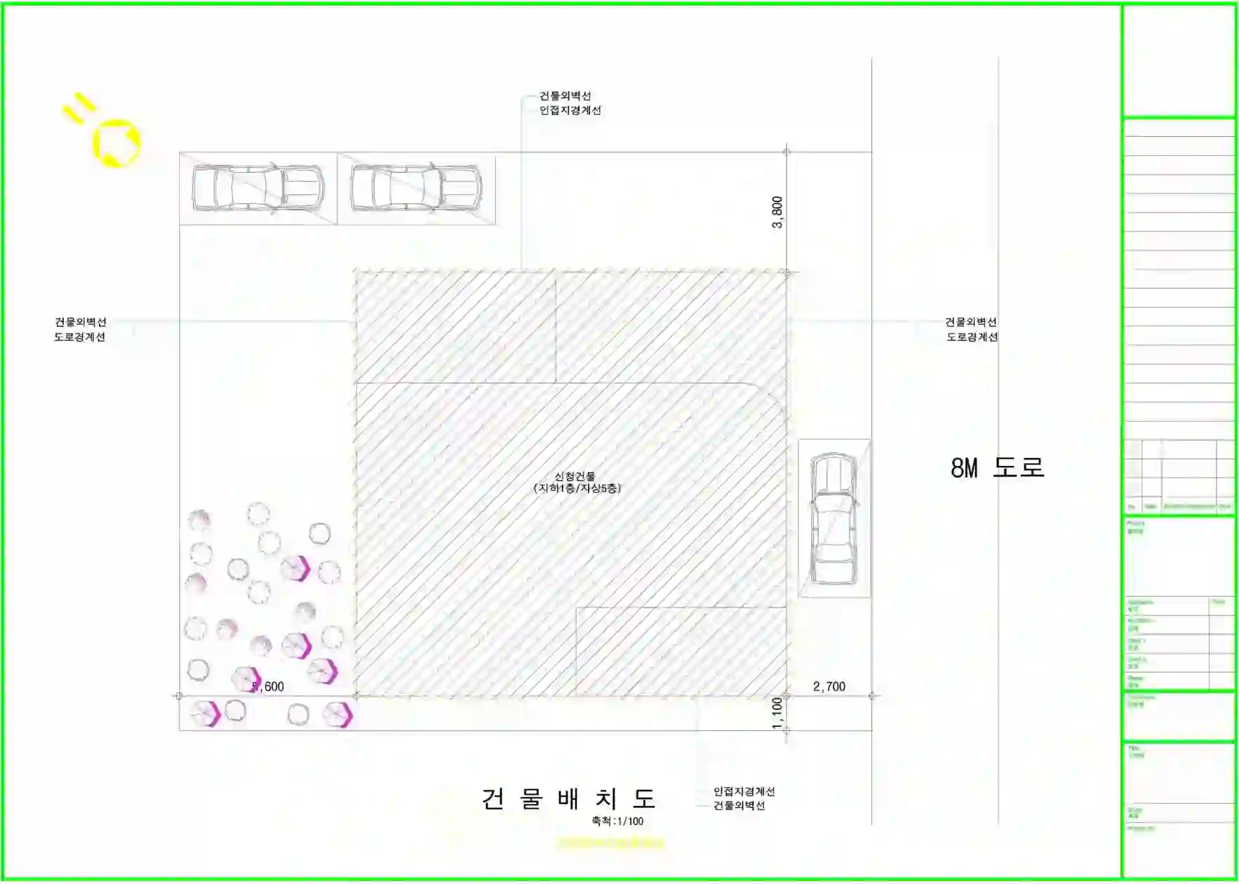 신사동 515-10 배치도 이미지